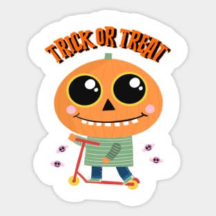 Trick Or Treat Sticker